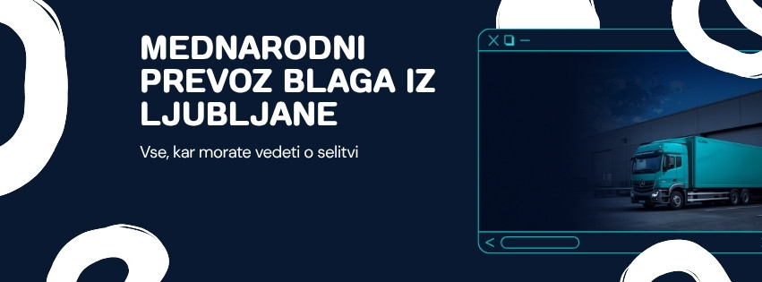 Mednarodni prevoz blaga iz Ljubljane: Vse, kar morate vedeti o selitvi v tujino