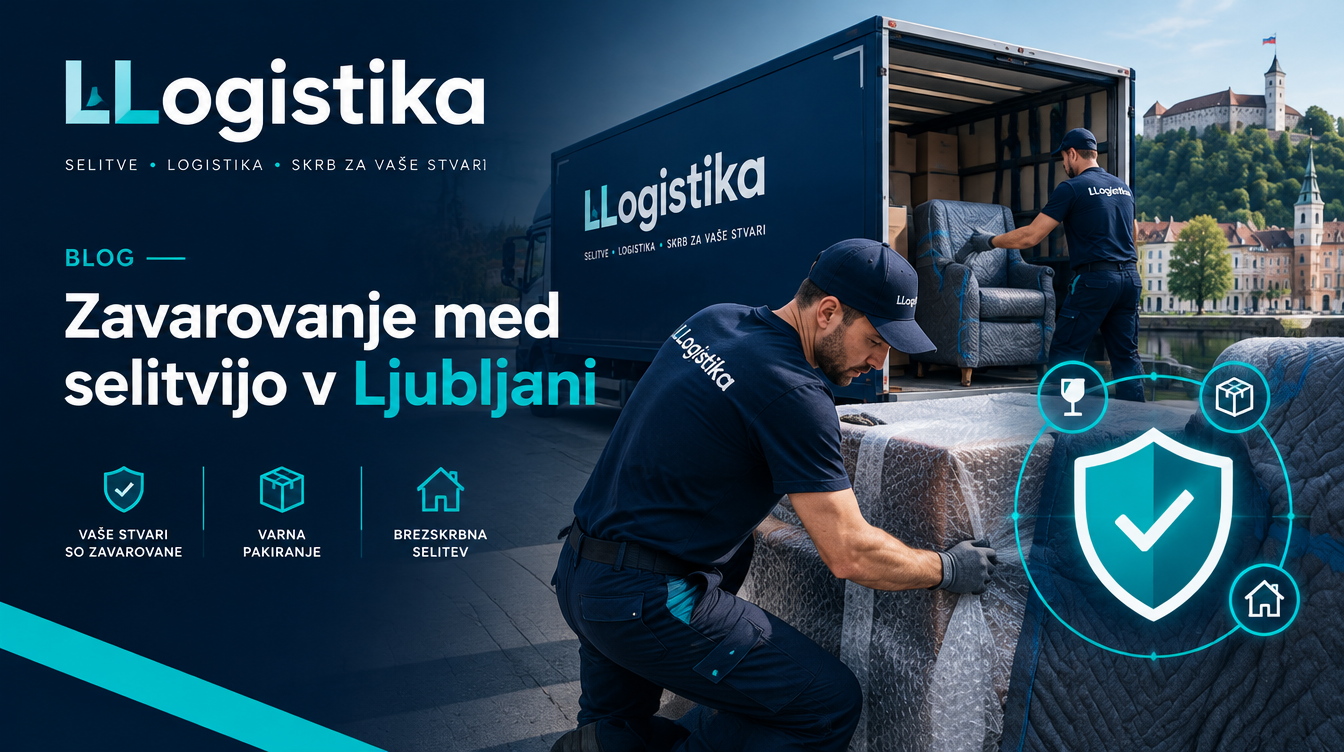 Zavarovanje med selitvijo v Ljubljani: Kako zaščititi vaše premičnine pred poškodbami